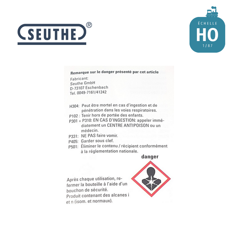 Générateur de fumée enfichable 10-16 V HO Seuthe n° 20 - Maketis