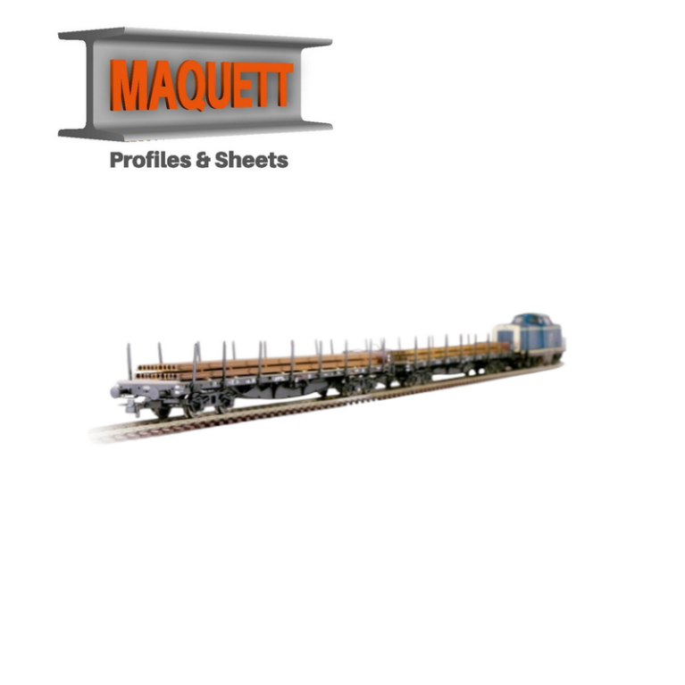 Profilés de Rail en Styrène gris acier Maquett 460 - Maketis Profilés de Rail en Styrène gris acier Maquett 460 - Maketis
