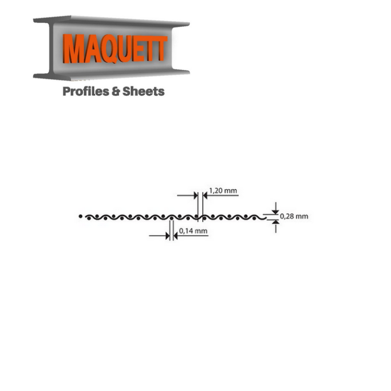 Feuille PVC grille, taille medium MQ611-01 - Maketis Feuille PVC grille, taille medium MQ611-01 - Maketis