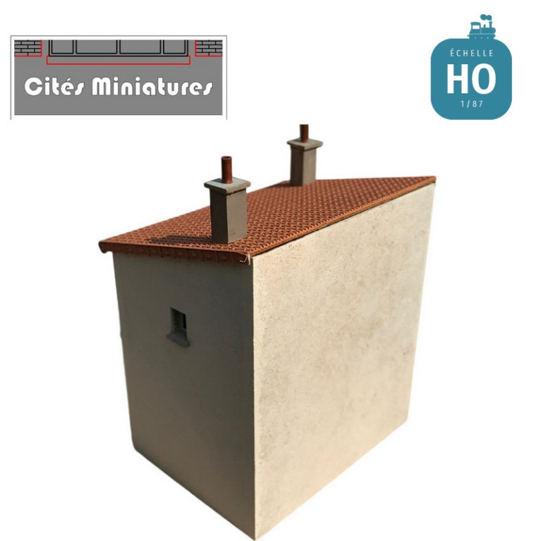 Maison étroite de faubourgs R+1 HO Cités Miniatures BV-035-1-HO - Maketis Maison étroite de faubourgs R+1 HO Cités Miniatures BV-035-1-HO - Maketis