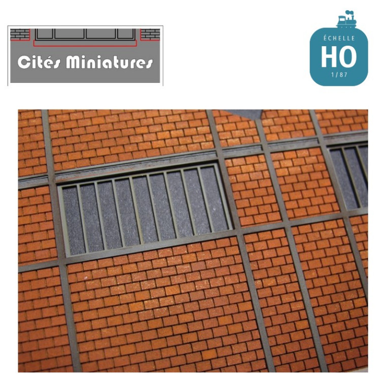 Usine Shed faible profondeur avec portes HO BV-002P - Maketis Usine Shed faible profondeur avec portes HO BV-002P - Maketis