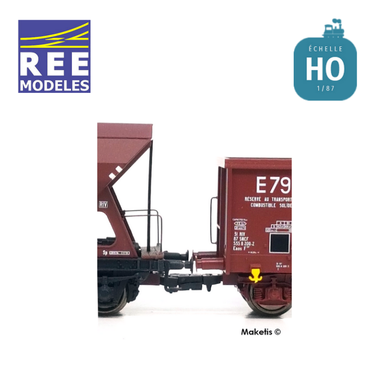 Attelages magnétiques HO NEM362 L-M-S (10 paires) REE XB-932 - Maketis Attelages magnétiques HO NEM362 L-M-S (10 paires) REE XB-932 - Maketis