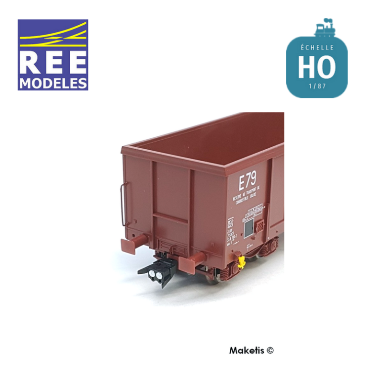 Attelages magnétiques HO NEM362 L-M-S (2 paires) REE XB-931 - Maketis Attelages magnétiques HO NEM362 L-M-S (2 paires) REE XB-931 - Maketis