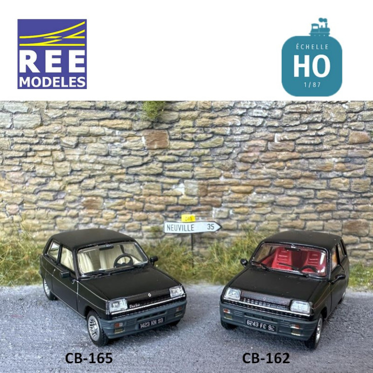 Voiture Renault R5 ALPINE 1978 Phase 2 - noire HO REE CB-162