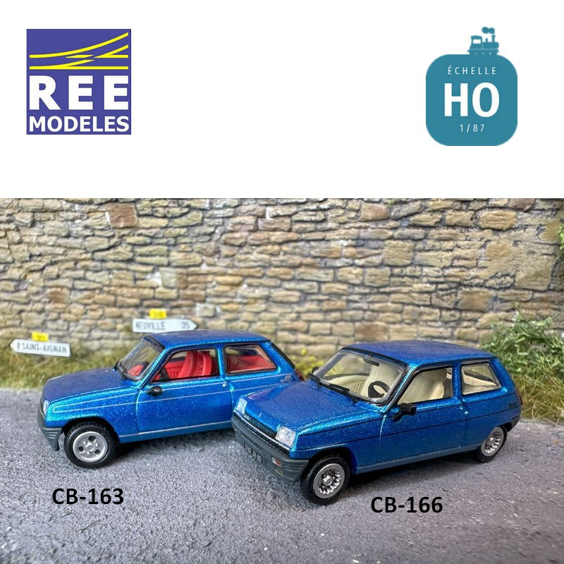 Voiture Renault R5 ALPINE Turbo 1981 - bleu HO REE CB-166