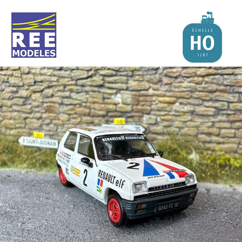 Voiture Renault R5 ALPINE Turbo Coupe 1978 - Sport JP.Lajournade HO REE CB-164 - Maketis