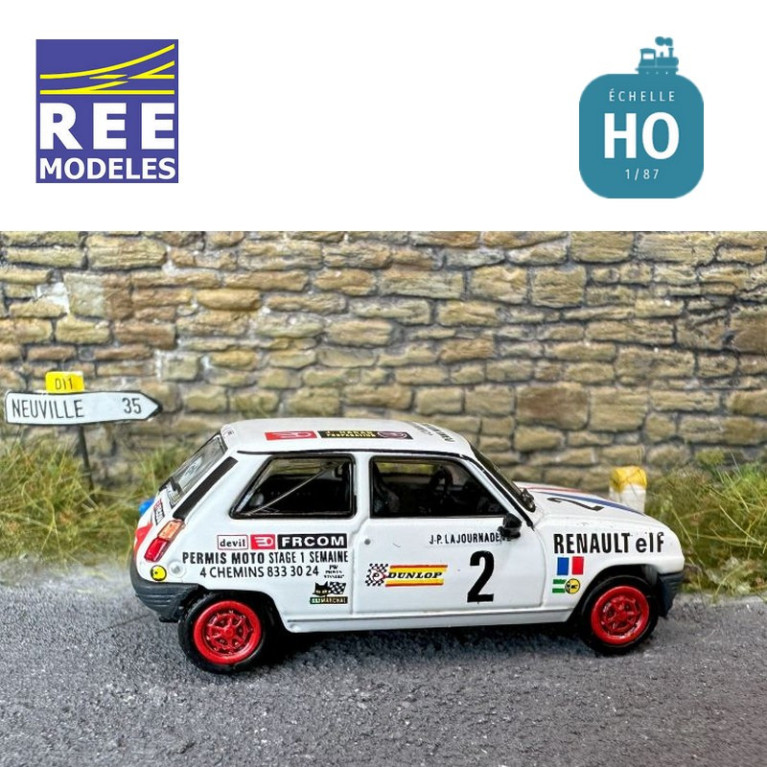 Voiture Renault R5 ALPINE Turbo Coupe 1978 - Sport JP.Lajournade HO REE CB-164 - Maketis