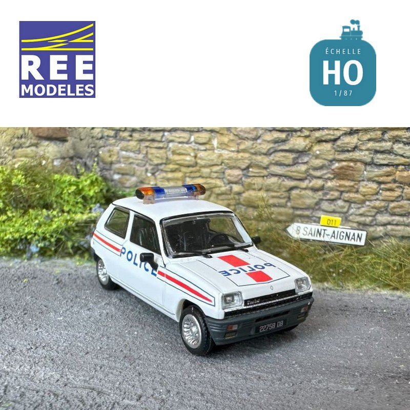 Voiture Renault R5 ALPINE Turbo 1981 - Police HO REE CB-167