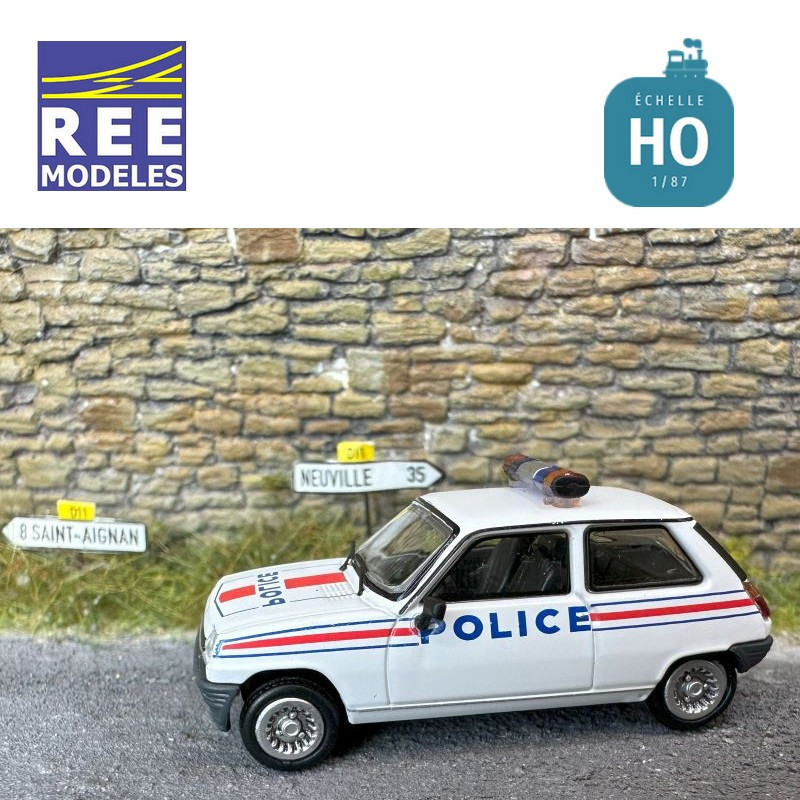 Voiture Renault R5 ALPINE Turbo 1981 - Police HO REE CB-167