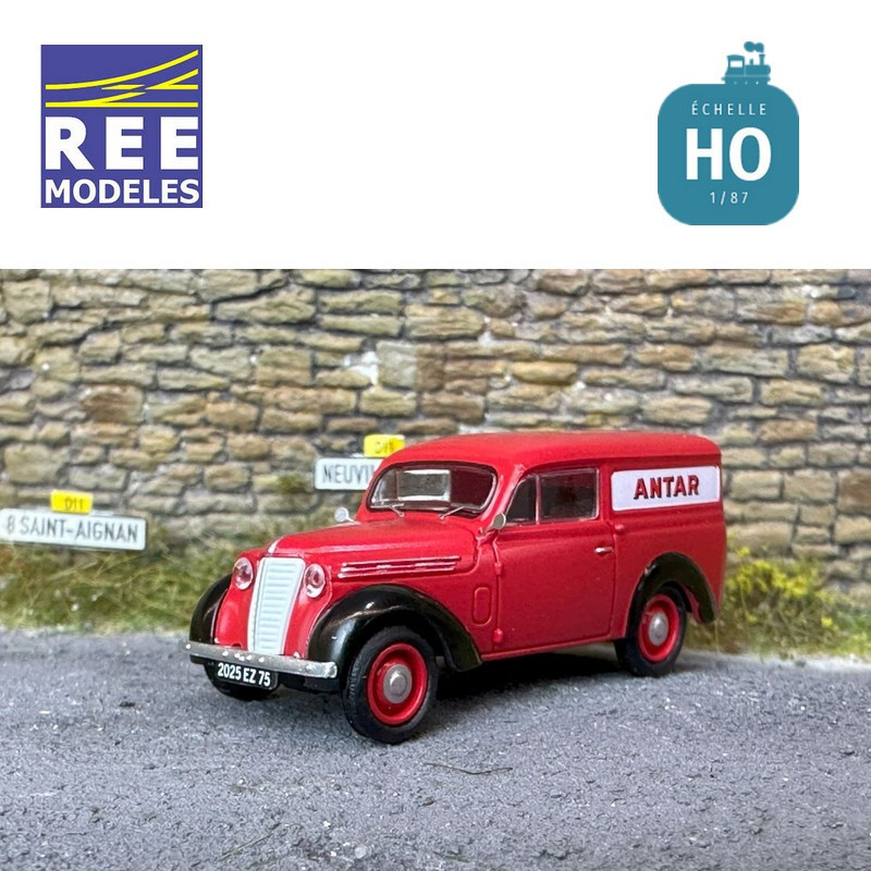 Voiture Renault JUVAQUATRE Fourgon tôlé ANTAR HO REE CB-173 - Maketis