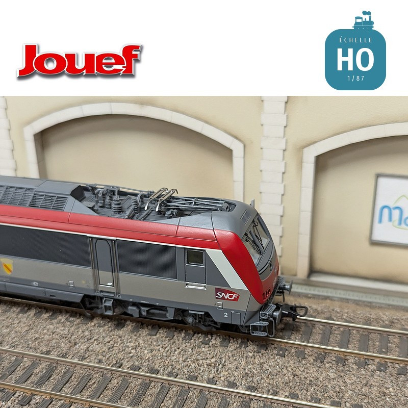 Electric locomotive BB 36008 ‘Blainville/Damelevières’ red SNCF Ep V Analog HO Jouef HJ2459 - Maketis