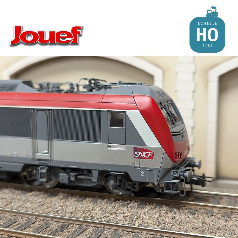 Electric locomotive BB 36008 ‘Blainville/Damelevières’ red SNCF Ep V Analog HO Jouef HJ2459 - Maketis