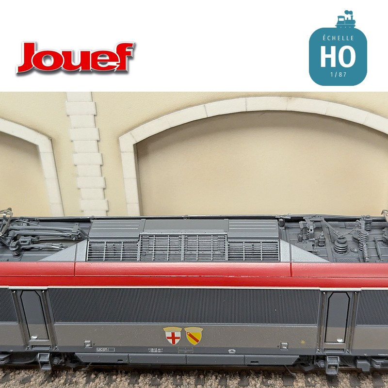 Electric locomotive BB 36008 ‘Blainville/Damelevières’ red SNCF Ep V Analog HO Jouef HJ2459 - Maketis