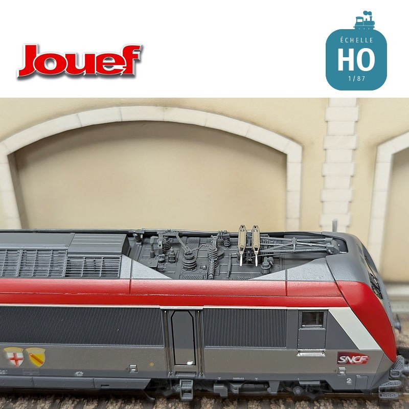 Electric locomotive BB 36008 ‘Blainville/Damelevières’ red SNCF Ep V Analog HO Jouef HJ2459 - Maketis