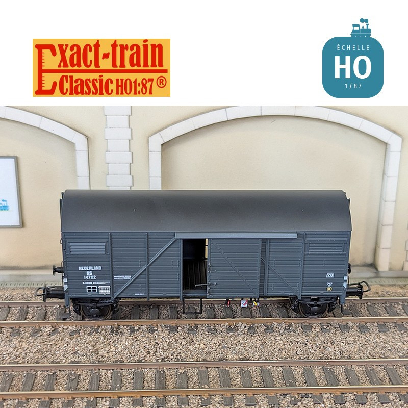 Dutch blue-grey Bremen boxcar Ep III NS HO Exact-Train EX23744 - Maketis