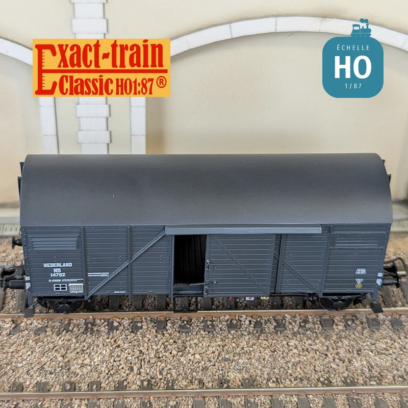 Dutch blue-grey Bremen boxcar Ep III NS HO Exact-Train EX23744 - Maketis