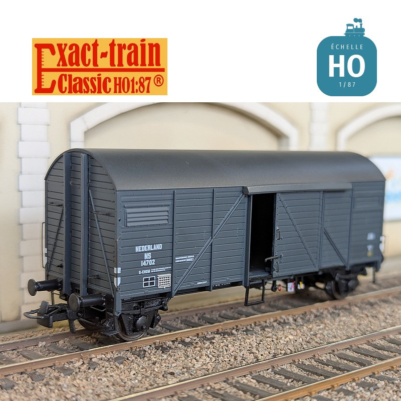 Dutch blue-grey Bremen boxcar Ep III NS HO Exact-Train EX23744 - Maketis