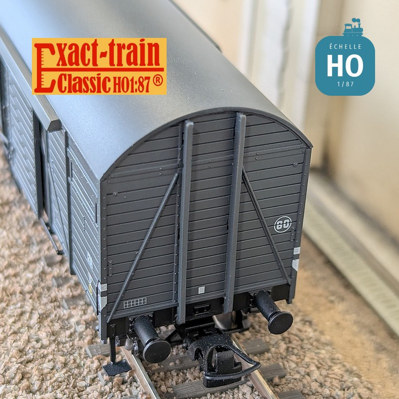 Dutch blue-grey Bremen boxcar Ep III NS HO Exact-Train EX23744 - Maketis