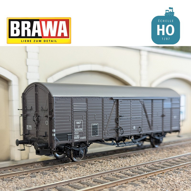 Boxcar type IJ SNCF Ep III HO Brawa 50495 - Maketis