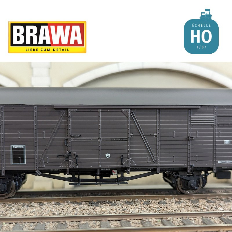 Boxcar type IJ SNCF Ep III HO Brawa 50495 - Maketis