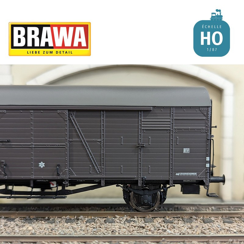 Boxcar type IJ SNCF Ep III HO Brawa 50495 - Maketis