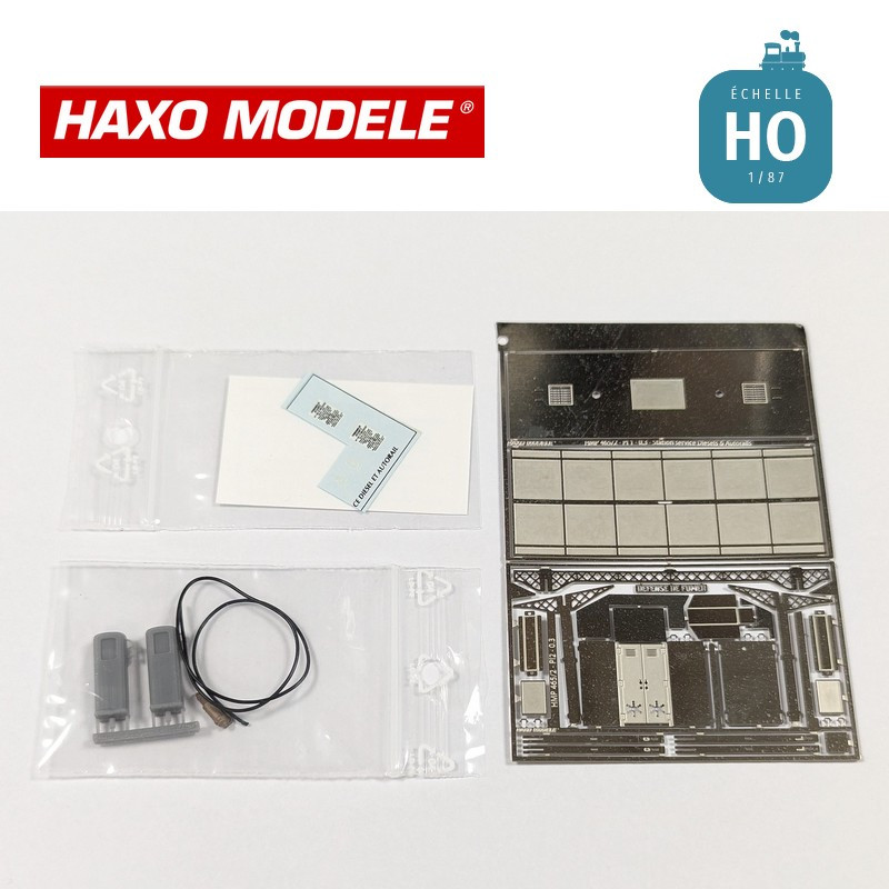 Station service locomotives diesel et autorails en kit HO Haxo Modèle HM45024  - Maketis