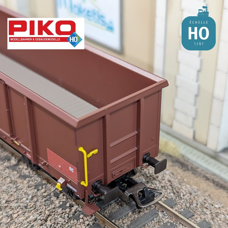 Set 2 wagons tombereaux ouverts Eaos Rübenverkehr VTG Ep VI HO Piko 58279 - Maketis
