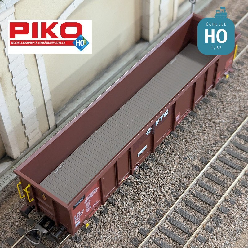 Set 2 wagons tombereaux ouverts Eaos Rübenverkehr VTG Ep VI HO Piko 58279 - Maketis