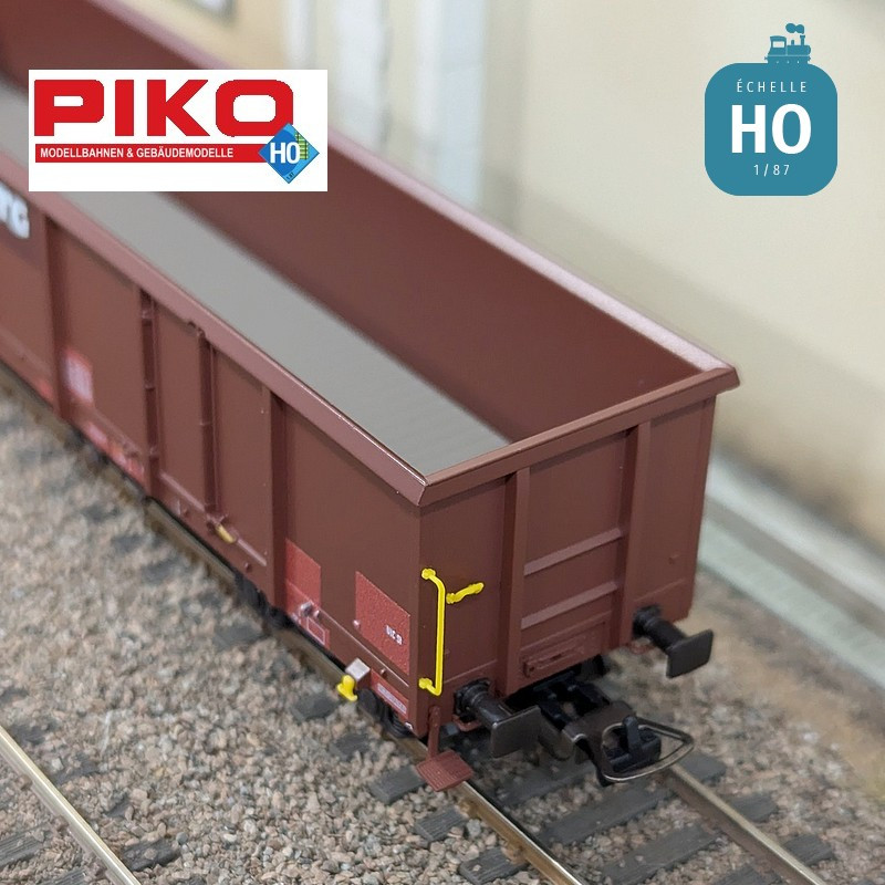 Set 2 wagons tombereaux ouverts Eaos Rübenverkehr VTG Ep VI HO Piko 58279 - Maketis