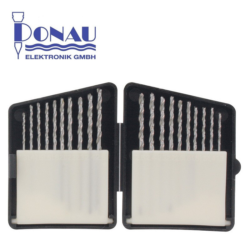 Set de 20 forets HSS 1,3 à 2,5mm Donau HSS225 - Maketis