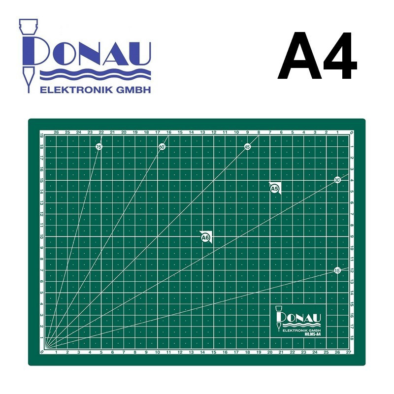 Tapis de découpe auto-cicatrisant A4 (300 x 220 x 3 mm) Donau MS-A4 - Maketis