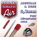 Aiguille & Buse 0,2 pour aérographe A011 Prince August