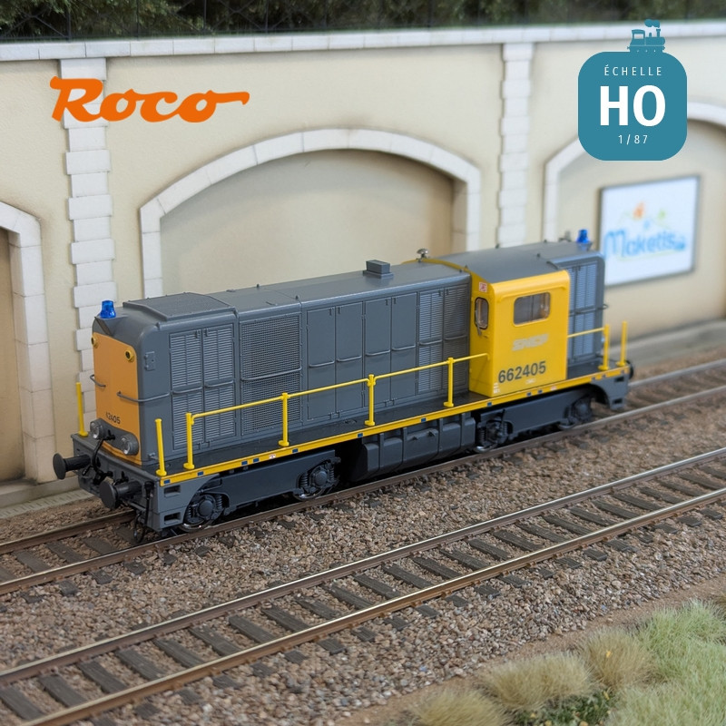 Locomotive diesel BB62405 SNCF Ep V Digital Son HO Roco 7310006 - Maketis