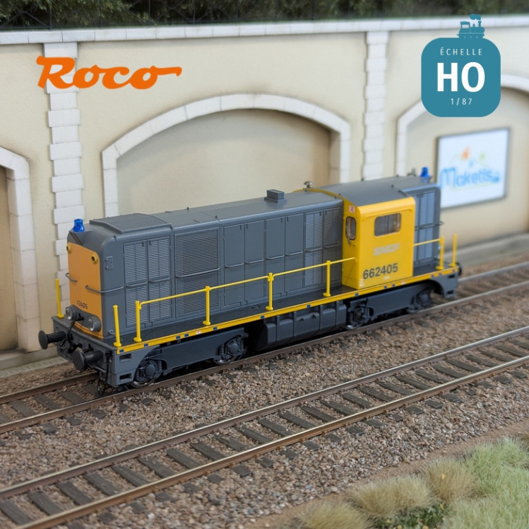 Locomotive diesel BB62405 SNCF Ep V Digital Son HO Roco 7310006 - Maketis Locomotive diesel BB62405 SNCF Ep V Digital Son HO Roco 7310006 - Maketis