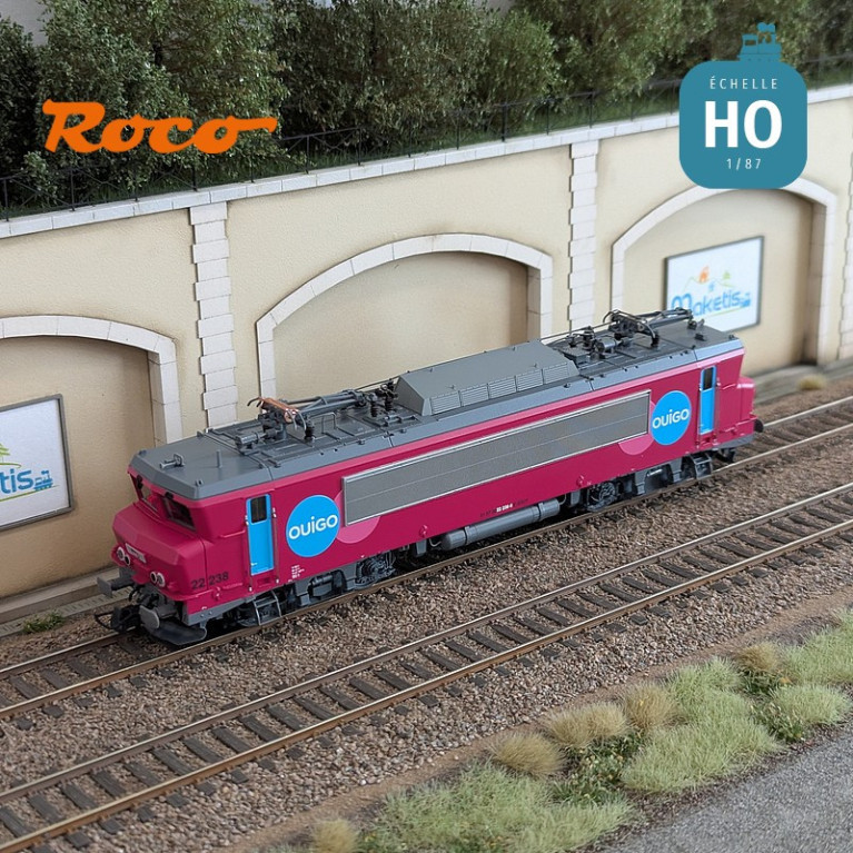 Locomotive électrique BB22238 Ouigo SNCF Ep VI Analogique HO Roco 7500013 - Maketis Locomotive électrique BB22238 Ouigo SNCF Ep VI Analogique HO Roco 7500013 - Maketis
