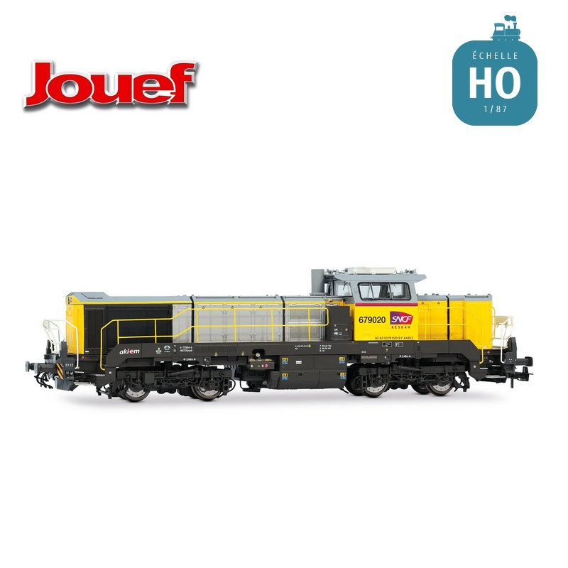 Locomotive diesel Vossloh DE 18 Akiem/SNCF Réseau EP VI Analogique HO Jouef HJ2439 - Maketis