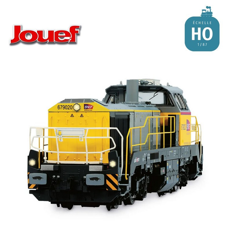 Locomotive diesel Vossloh DE 18 Akiem/SNCF Réseau EP VI Analogique HO Jouef HJ2439 - Maketis