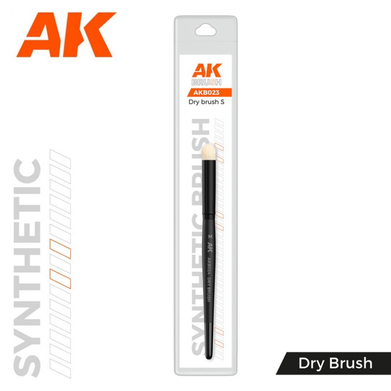 Brosse ronde pour brossage à sec / Dry brush AK Interactive AKB02X - Maketis