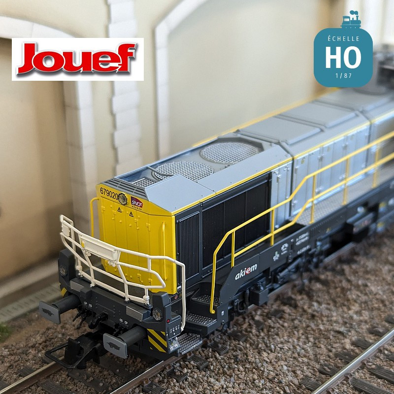 Locomotive diesel Vossloh DE 18 Akiem/SNCF Réseau EP VI Analogique HO Jouef HJ2439 - Maketis