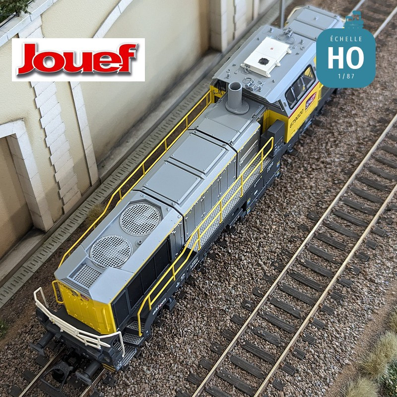Locomotive diesel Vossloh DE 18 Akiem/SNCF Réseau EP VI Analogique HO Jouef HJ2439 - Maketis