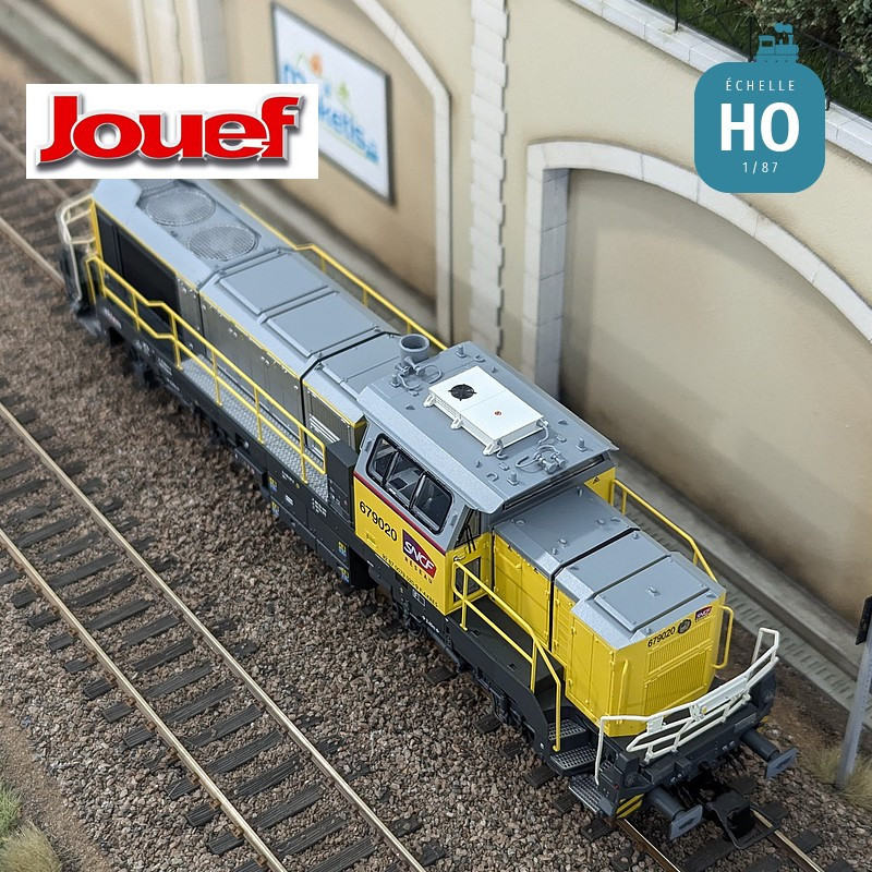 Locomotive diesel Vossloh DE 18 Akiem/SNCF Réseau EP VI Analogique HO Jouef HJ2439 - Maketis