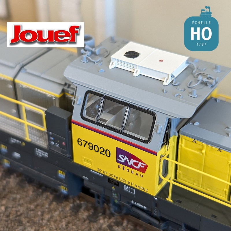 Locomotive diesel Vossloh DE 18 Akiem/SNCF Réseau EP VI Analogique HO Jouef HJ2439 - Maketis