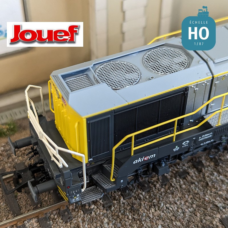 Locomotive diesel Vossloh DE 18 Akiem/SNCF Réseau EP VI Analogique HO Jouef HJ2439 - Maketis