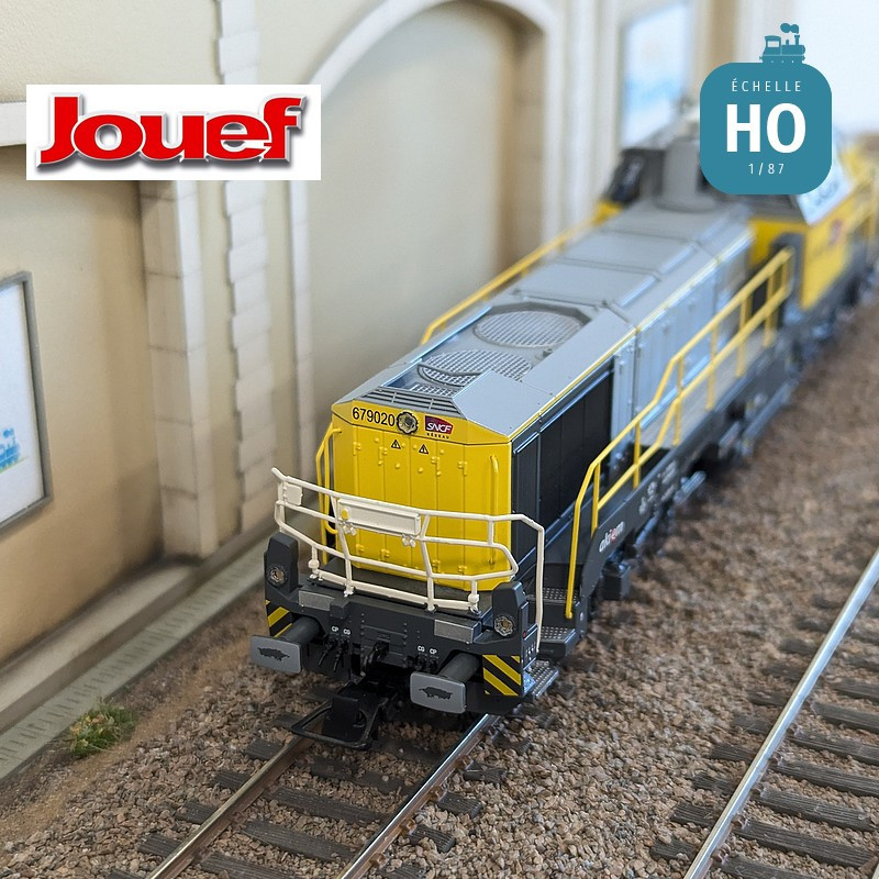 Locomotive diesel Vossloh DE 18 Akiem/SNCF Réseau EP VI Analogique HO Jouef HJ2439 - Maketis