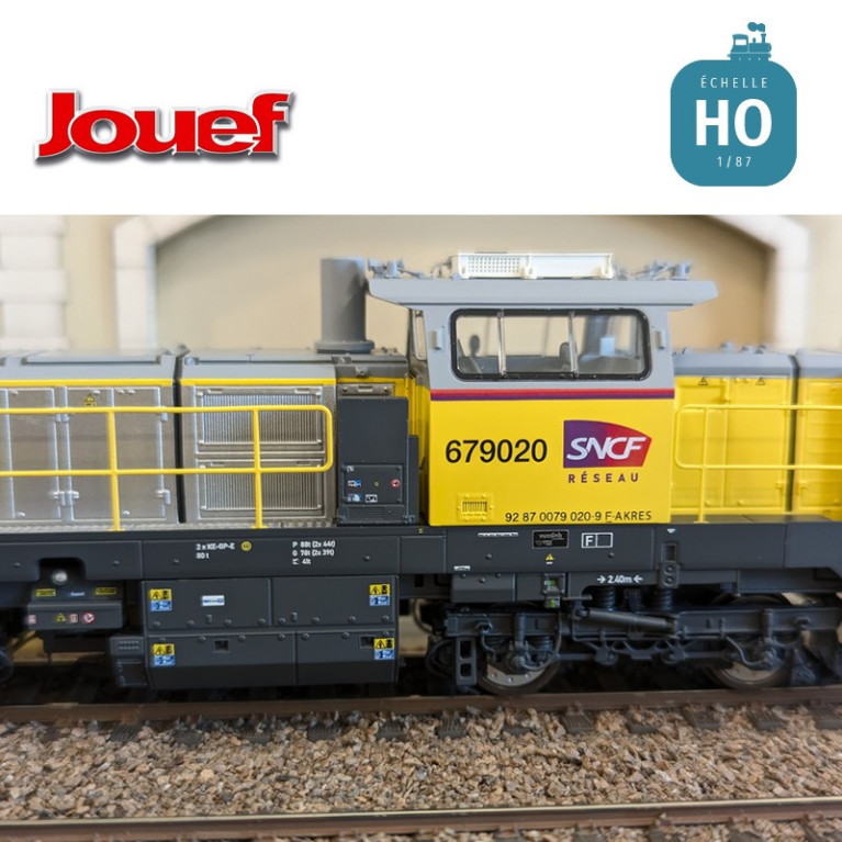 Diesellokomotive Vossloh DE 18 Akiem/SNCF Réseau EP VI Analog HO Jouef HJ2439 - Maketis Diesellokomotive Vossloh DE 18 Akiem/SNCF Réseau EP VI Analog HO Jouef HJ2439 - Maketis