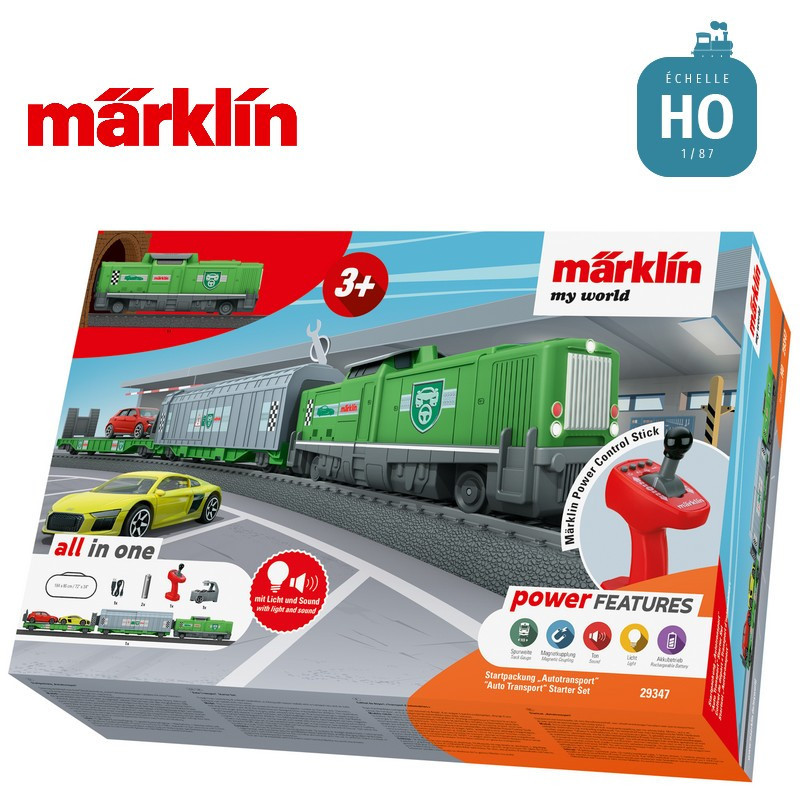 Coffret de départ Märklin "My world" Transport Auto HO 29347 - Maketis