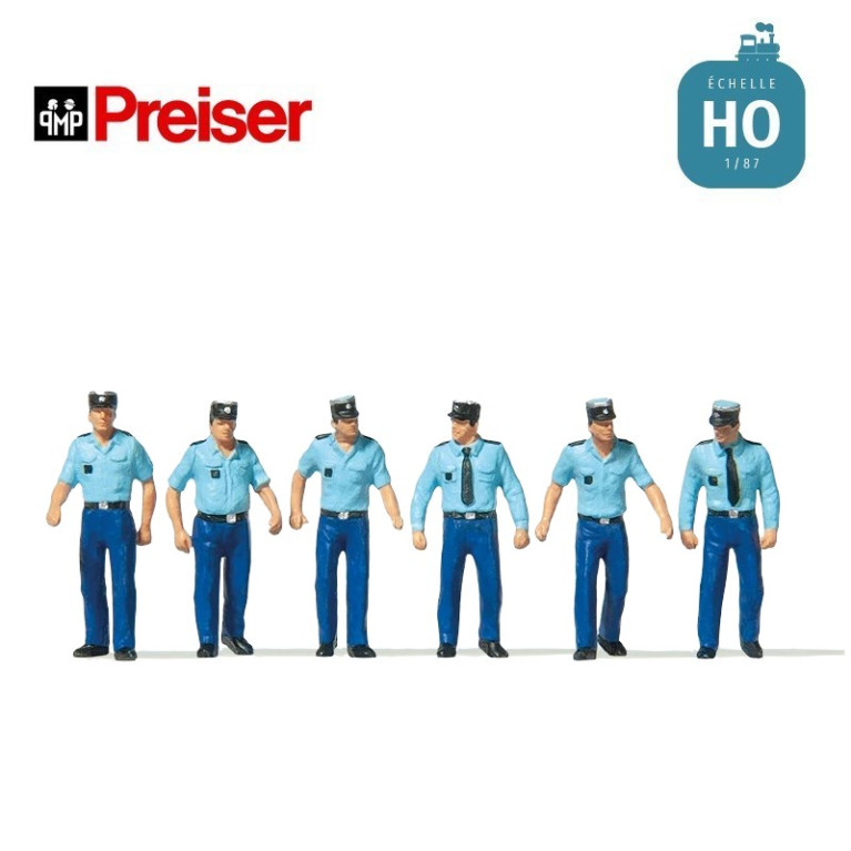 Policiers Français marchant HO Preiser 10341 - Maketis Policiers Français marchant HO Preiser 10341 - Maketis
