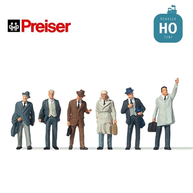 Hommes d'affaires HO Preiser 10381 - Maketis Hommes d'affaires HO Preiser 10381 - Maketis