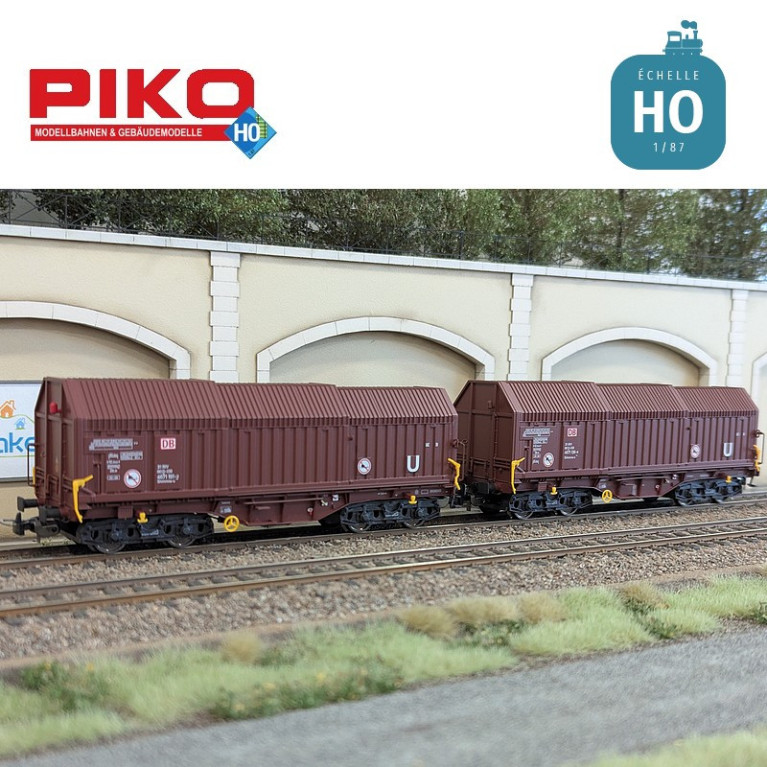 Set 2 wagons télescopiques Shimmns-u DB Cargo Ep VI HO Piko 58293 - Maketis Set 2 wagons télescopiques Shimmns-u DB Cargo Ep VI HO Piko 58293 - Maketis