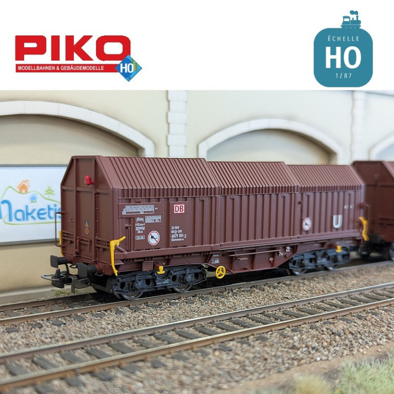 Set 2 wagons télescopiques Shimmns-u DB Cargo Ep VI HO Piko 58293 - Maketis Set 2 wagons télescopiques Shimmns-u DB Cargo Ep VI HO Piko 58293 - Maketis